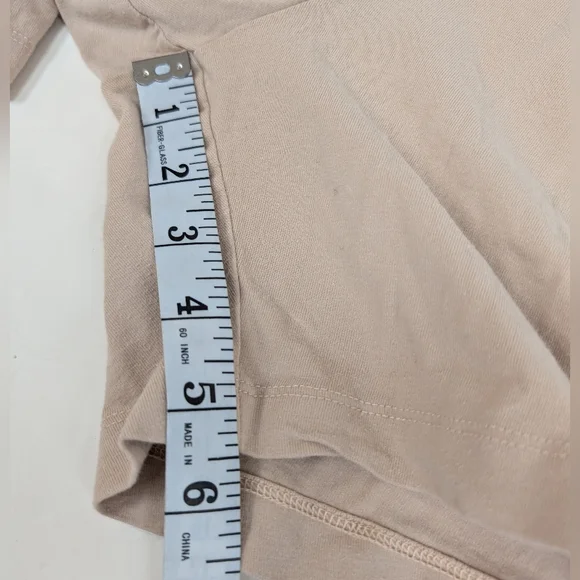 Lot Of 2 Nude Pink 100% Cotton Bike Shorts 5.5" [211] - Picture 2 of 6